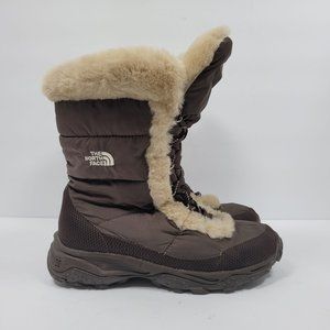 The North Face Girl's Brown Lace Up Winter Boots US Size 6